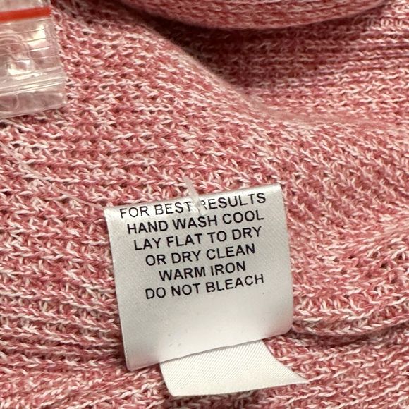 Peter Millar Crown Kitts Twisted 1/4 Zip Sweater Lyche Red Size L MS23S05 NWT - Picture 10 of 11